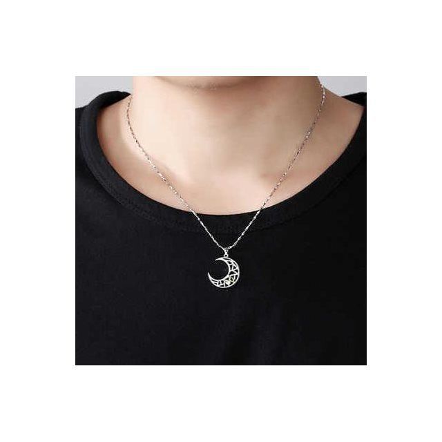 Sun Moon Kalung Pasangan Sepasang Baja Titanium Pria Anak Laki-laki dan  Perempuan Hadiah Hari Lionti | Shopee Indonesia