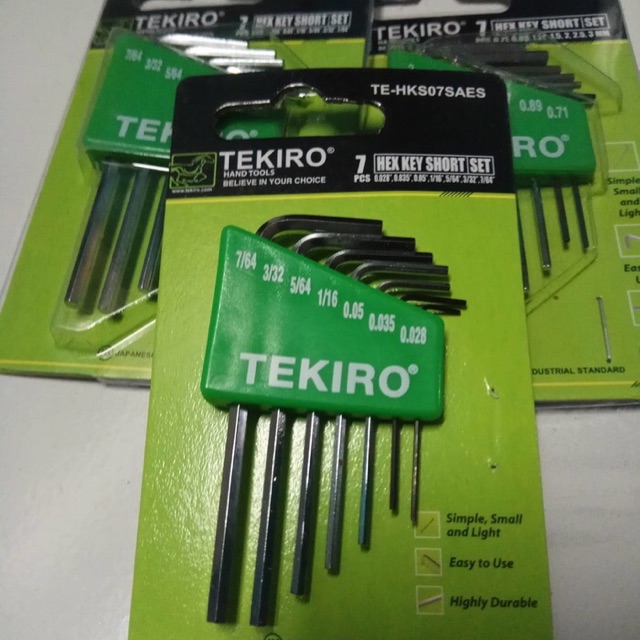 TEKIRO KUNCI L ELEKTRONIK SET 7PCS JAPAN STANDART Shopee