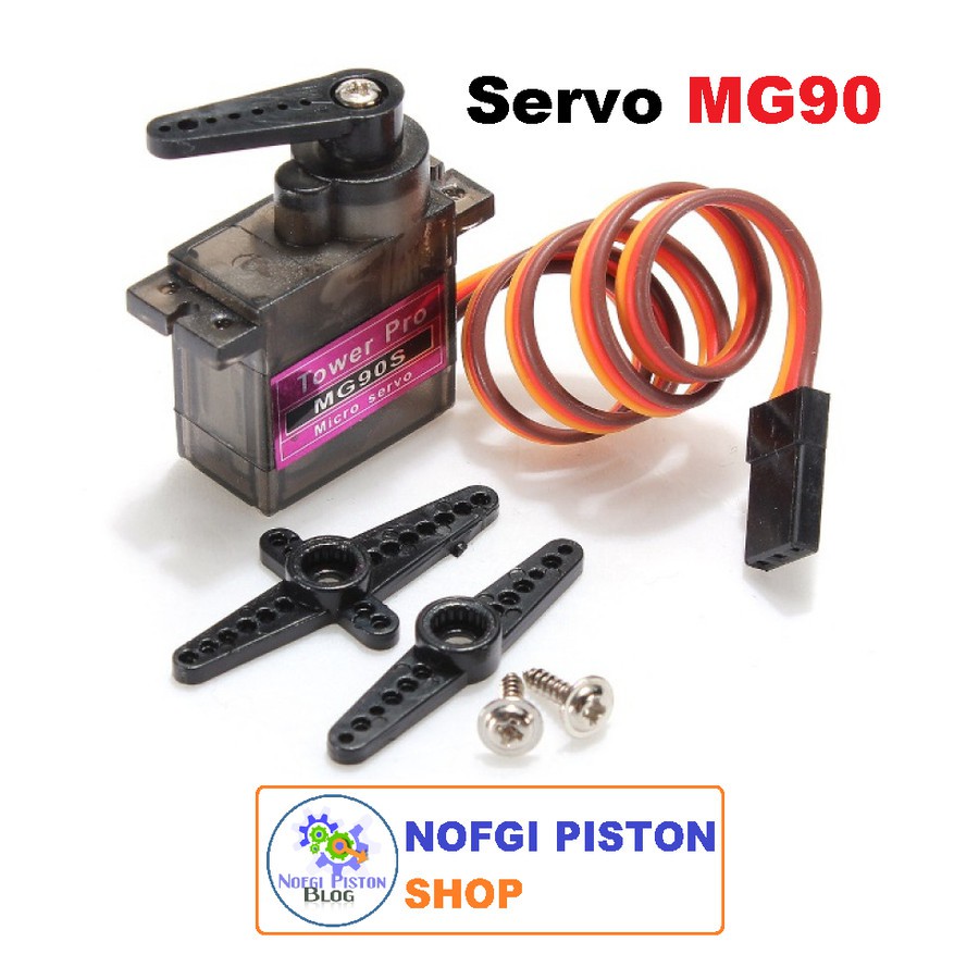 Jual Servo Tower Pro MG90S (Metal Gear, Mini Servo)