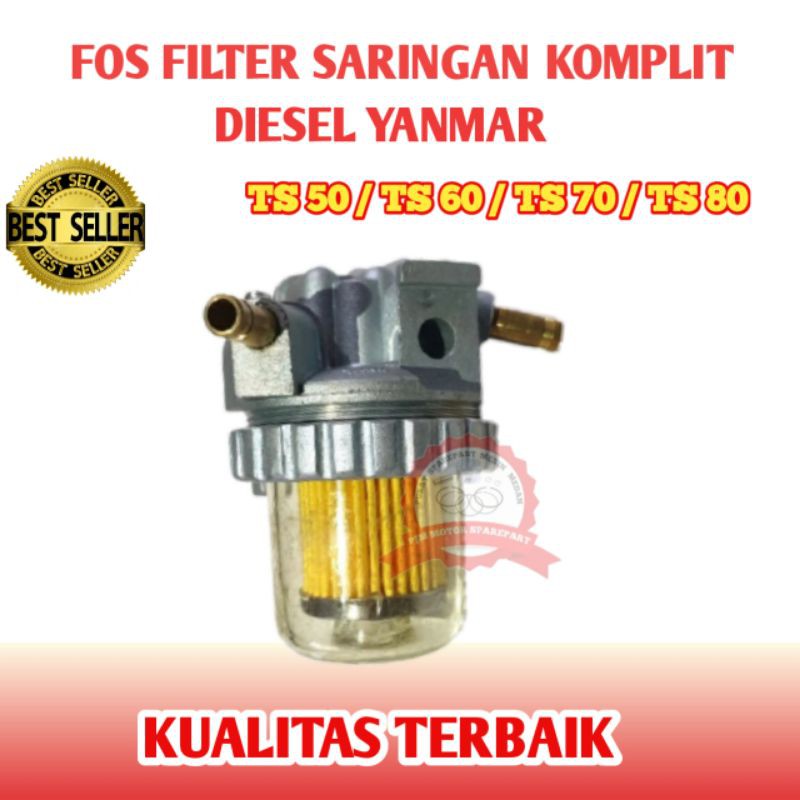 Fos Fuel Filter Saringan Minyak solar Komplit Mesin Diesel Yanmar Ts50 Ts60 Ts70 Ts 80 Shopee