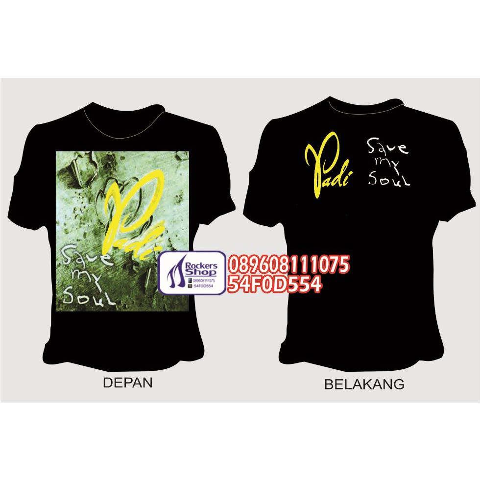 KAOS PADI COVER ALBUM SAVE MY SOUL PERSONIL FADLI PIYU YOYO ARI RINDRA |  Shopee Indonesia