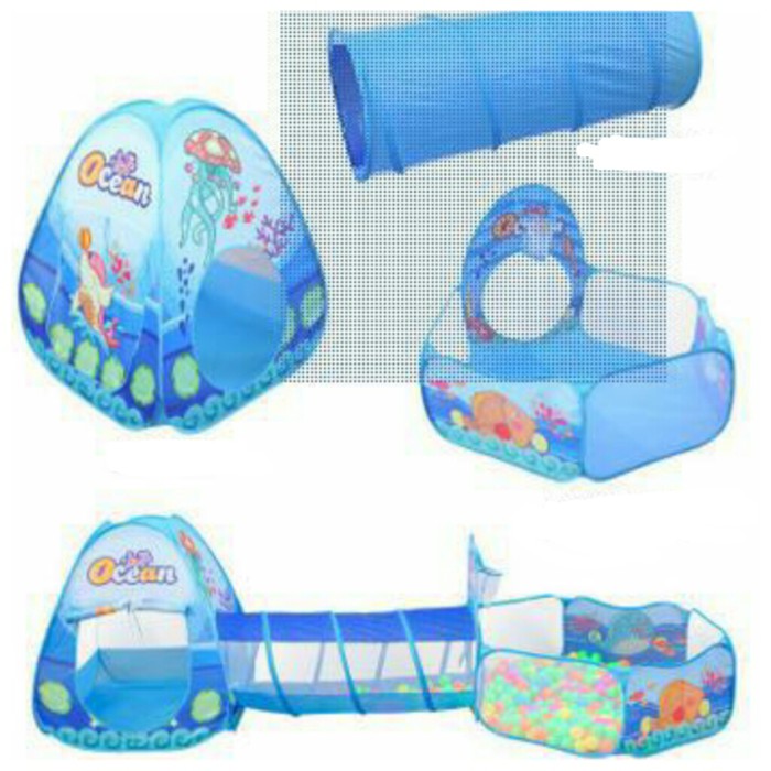 Jual Mainan Anak Tenda Terowongan Kolam Bola Indonesia|Shopee Indonesia