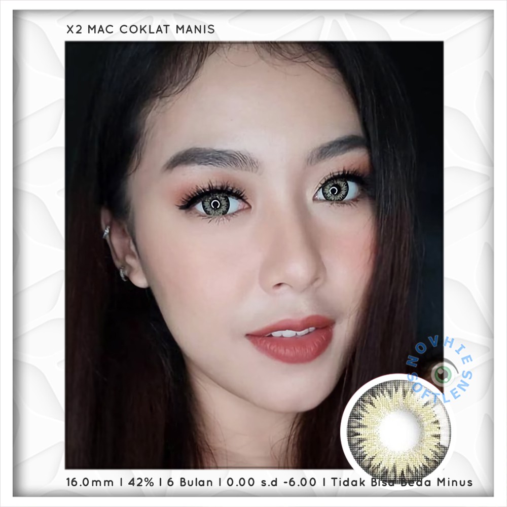 Jual Softlens X2 Mac Coklat Manis | Shopee Indonesia