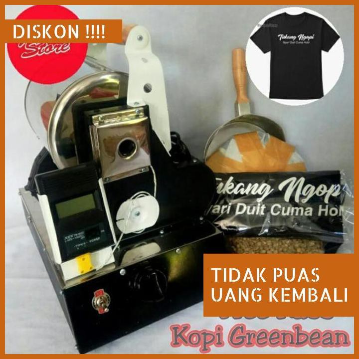 PROMO MESIN ROASTING KOPI ALAT SANGRAI KOPI DAN KACANG PLUS REGULATOR 1KG PENGIRIMAN CEPAT