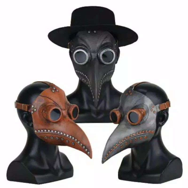 Jual Termurah Topeng Plague Doctor Latex Mask Halloween V2 & V1 Mask Halloween | Shopee Indonesia