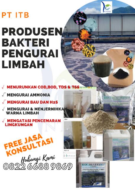 Jual Bakteri IPAL Pengurai Limbah Warna COD BOD dan Bau Sistem Aerasi atau  Anaerob Indonesia|Shopee Indonesia