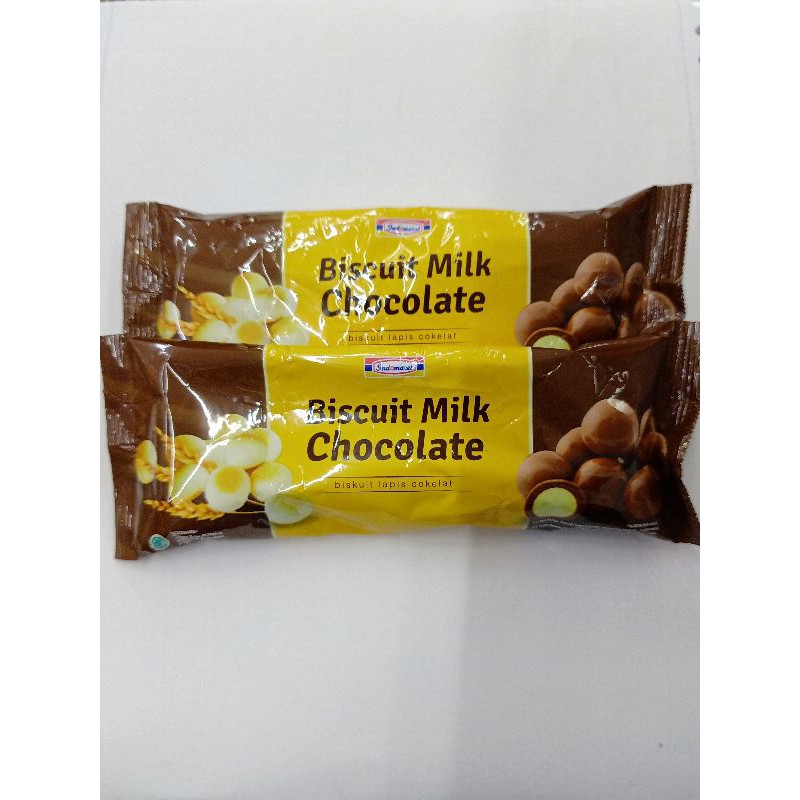 Jual Coklat Indomaret Biscuit Milk | Shopee Indonesia