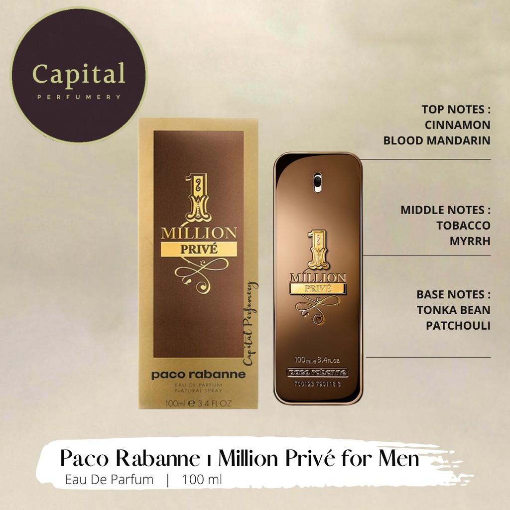 Jual Paco Rabanne 1 Million Prive M 100Ml Edp | Shopee Indonesia
