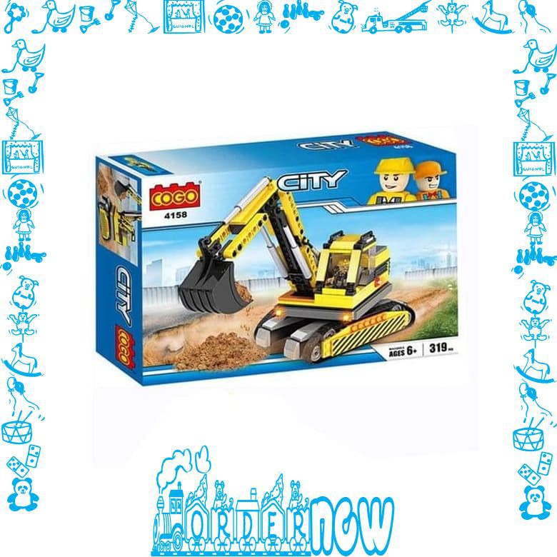 Jual Mainan Edukasi Mainan Lego Mainan Anak Laki Laki Mobil Kerja Mainan Susun Bentuk Umur 6 Tahun Aa035 | Shopee Indonesia
