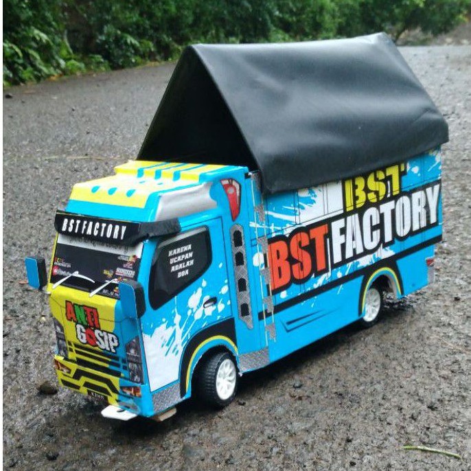 Jual Miniatur Truk Oleng Bisq Oleng Pakai Terpal Mainan Anak Murah Buat Kado Ultah Mobil Mobilan Truk Cod | Shopee Indonesia