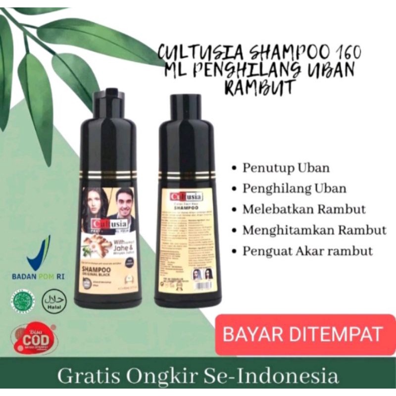Jual CULTUSIA SHAMPO UBAN ORIGINAL 160 ML TERBUKTI!! Shopee Indonesia