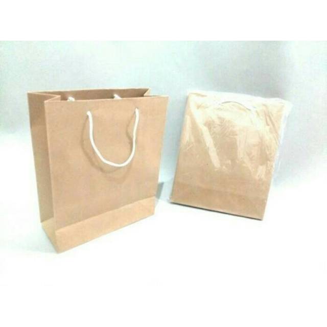 Jual Paper Bag Kecil Paper Bag Karton Coklat Polos Tas Souvenir Tas Kado | Shopee Indonesia