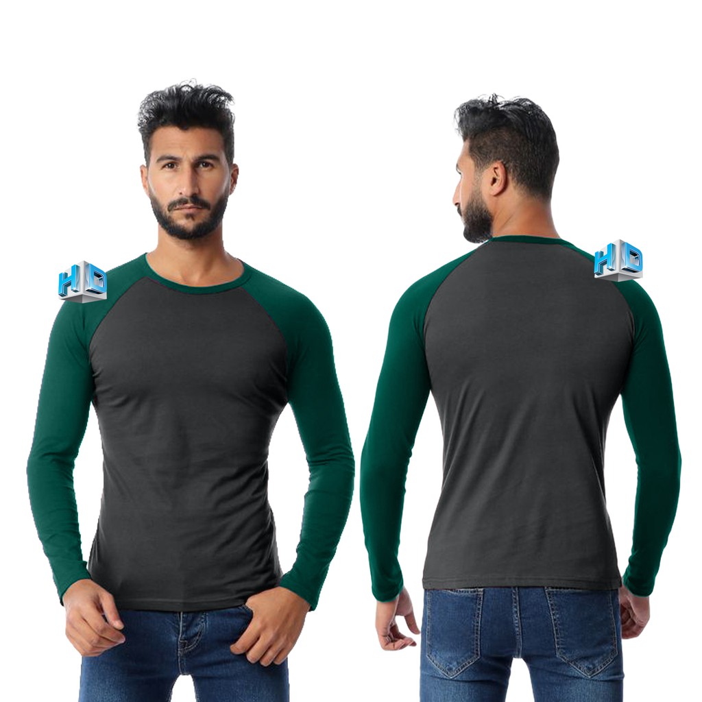 Jual HD kaos raglan lengan panjang kaos distro kaos pria baju
