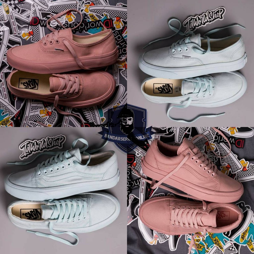 [GRADE ORIGINAL] SEPATU VANS OLDSKOOL AUTHENTIC ROSSY PINK SALMON ICE