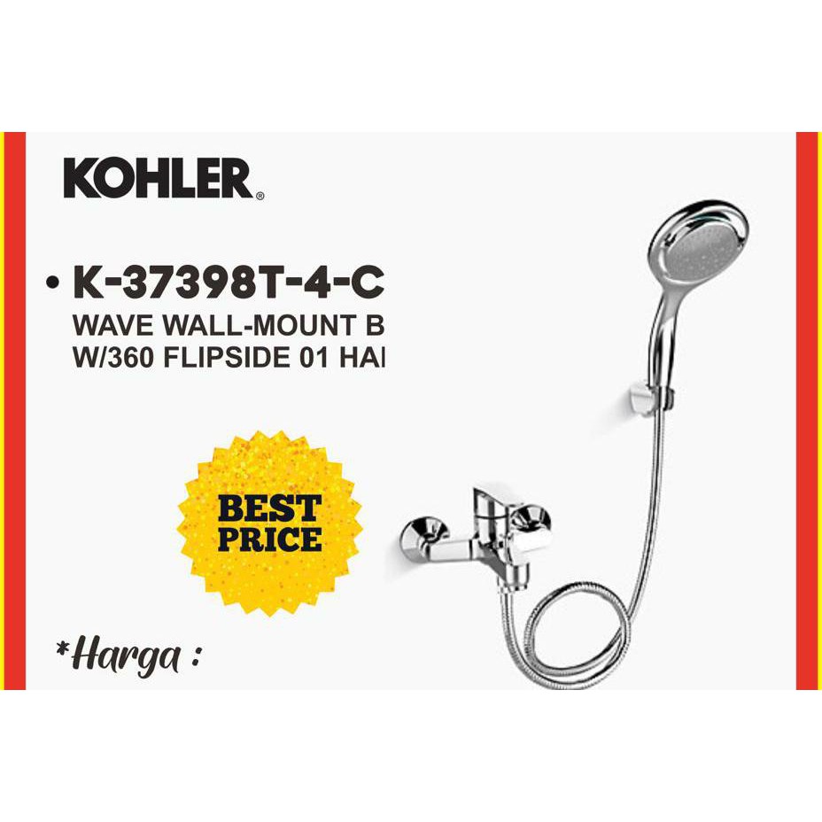 Jual Kohler July WallMount Bath Shower Faucet K37398T4CP Kepala