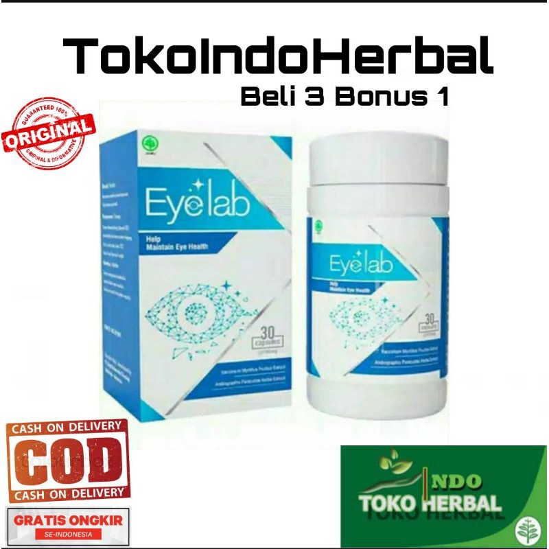 EYELAB ASLI ORIGINAL OBAT HERBAL MATA RABUN KATARAK MINUS MIOPIA
