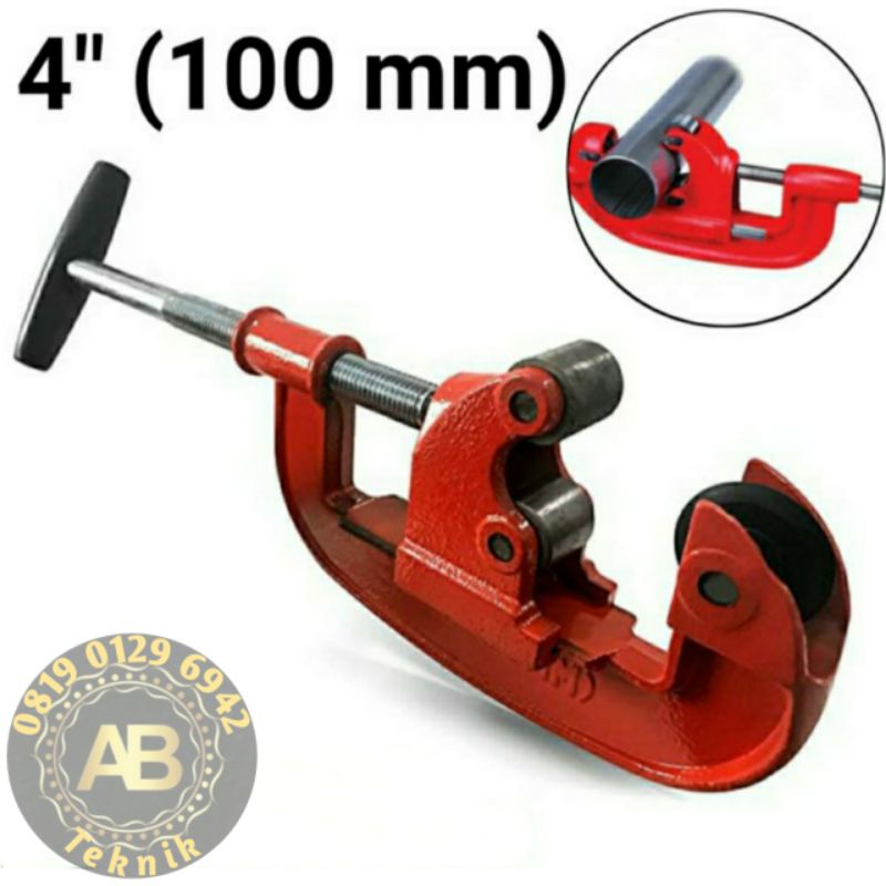 Jual alat pemotong pipa tubing cutter 4 Inch plus Mata Pisau 25 100