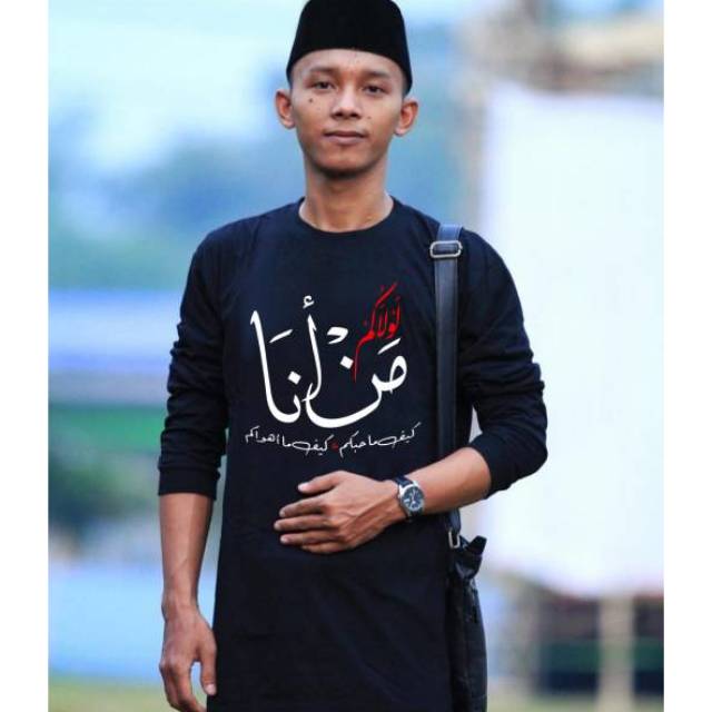 KAOS MAN ANA / KAOS SANTRI | Shopee Indonesia