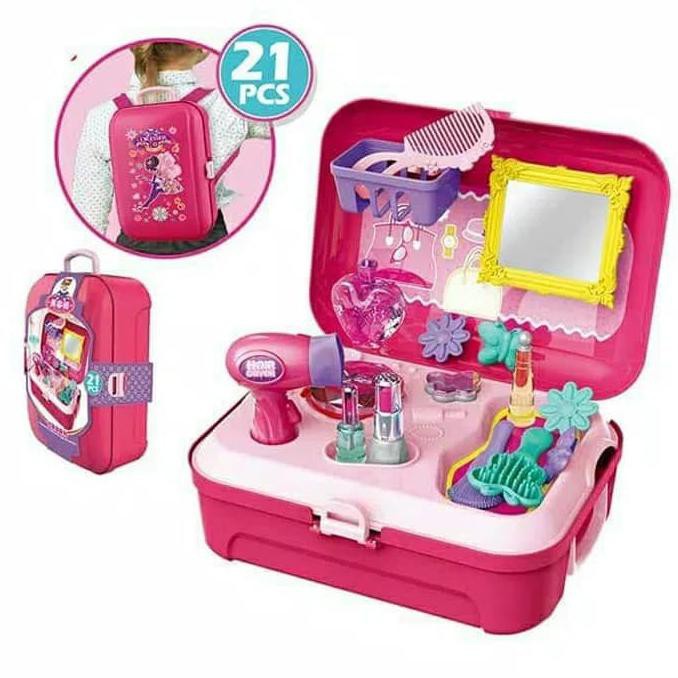 Jual Diskon Mainan Anak Perempuan/Mainan Edukasi/Salon/Makeup/Dresser Backpack Terbaru 2019 | Shopee Indonesia