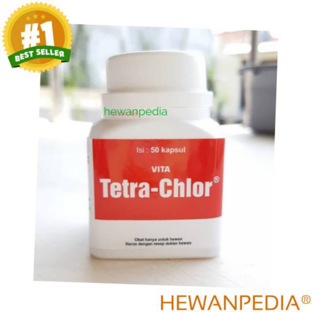 VITA TETRA CHLOR KAPSUL 50 tablet TETRACHLOR Antibiotik Multivitamin