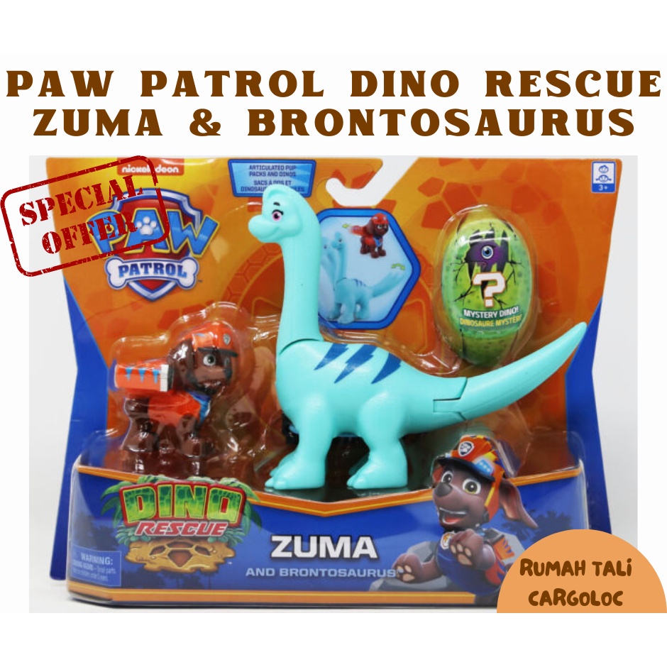 Jual Paw Patrol Dino Rescue Zuma And Brontosaurus | Shopee Indonesia