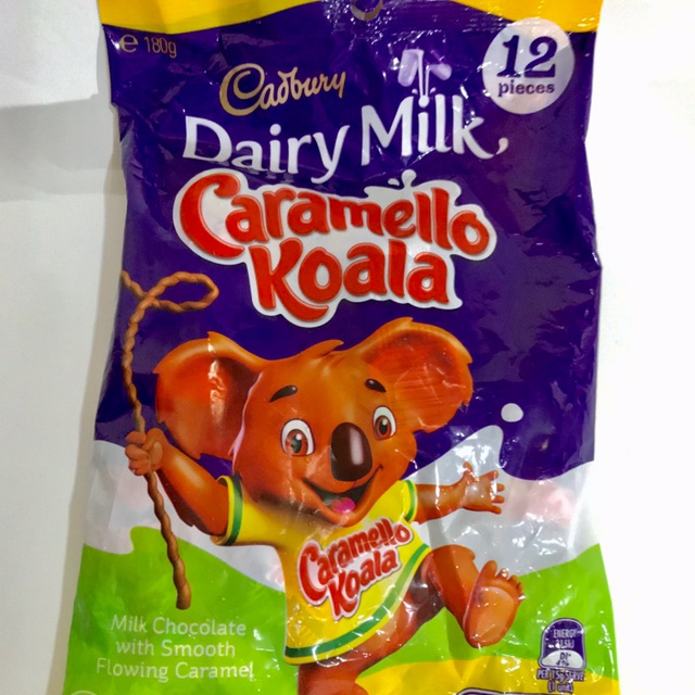 Jual Ori australia coklat cadbury dairy milk Caramello Koala Caramello (12 pcs)