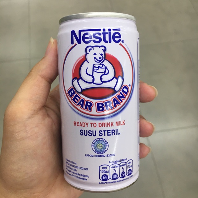 Susu beruang bear brand Nestle 189ml (Susu Steril