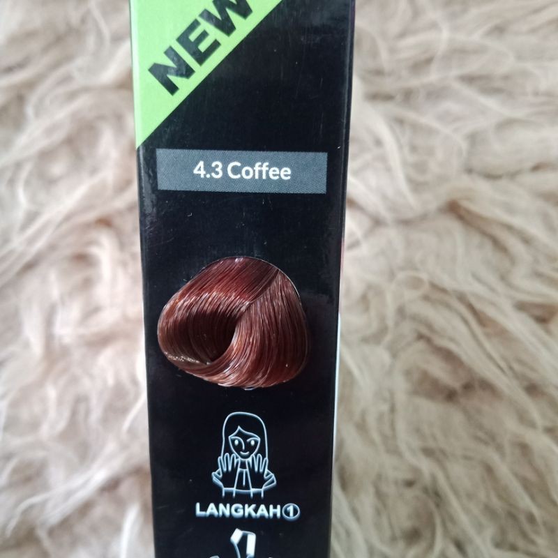 Jual Feves Color Cream 4.3 Coffee Cat Pewarna Semir Rambut | Shopee Indonesia