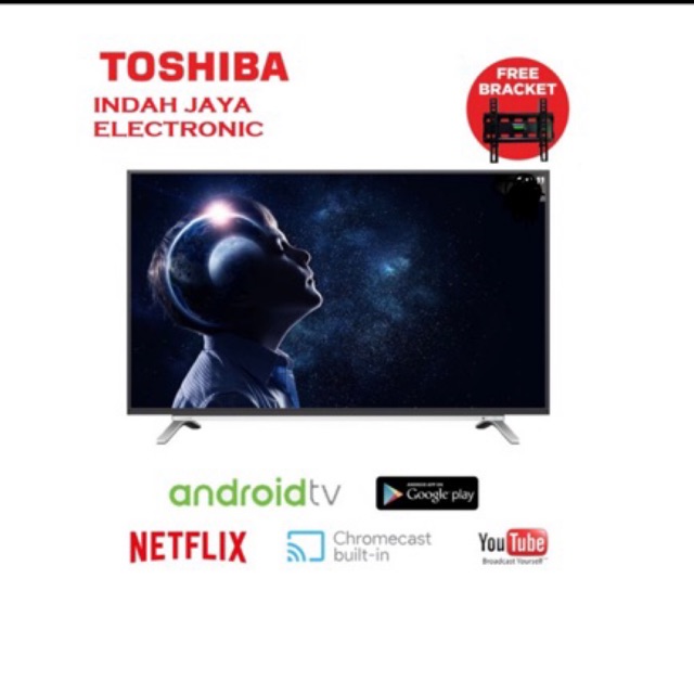 Jual Toshiba 43L5995 2K Led Android Smart Digital Tv [43 Inch/ Fhd With Google You] + Free Bracket | Shopee Indonesia