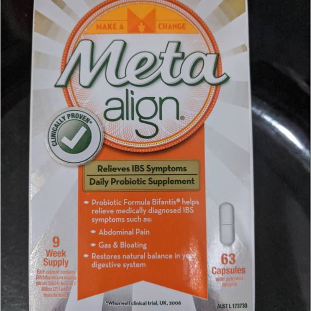 Jual Meta Align Probiotics by Metamucil 63 capsules USA (Probiotik