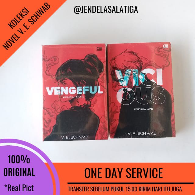 PAKET NOVEL V.E. SCHWAB (TERJEMAHAN BHS INDONESIA) | Shopee Indonesia