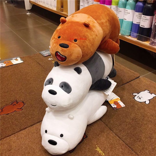 MINISO We Bare Bears 53cm ORIGINAL (baring) Shopee Indonesia