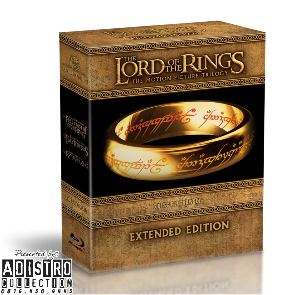 Jual Film Blu-Ray The Lord Of The Rings Extended Edition Edisi Box Set Complete | Shopee Indonesia