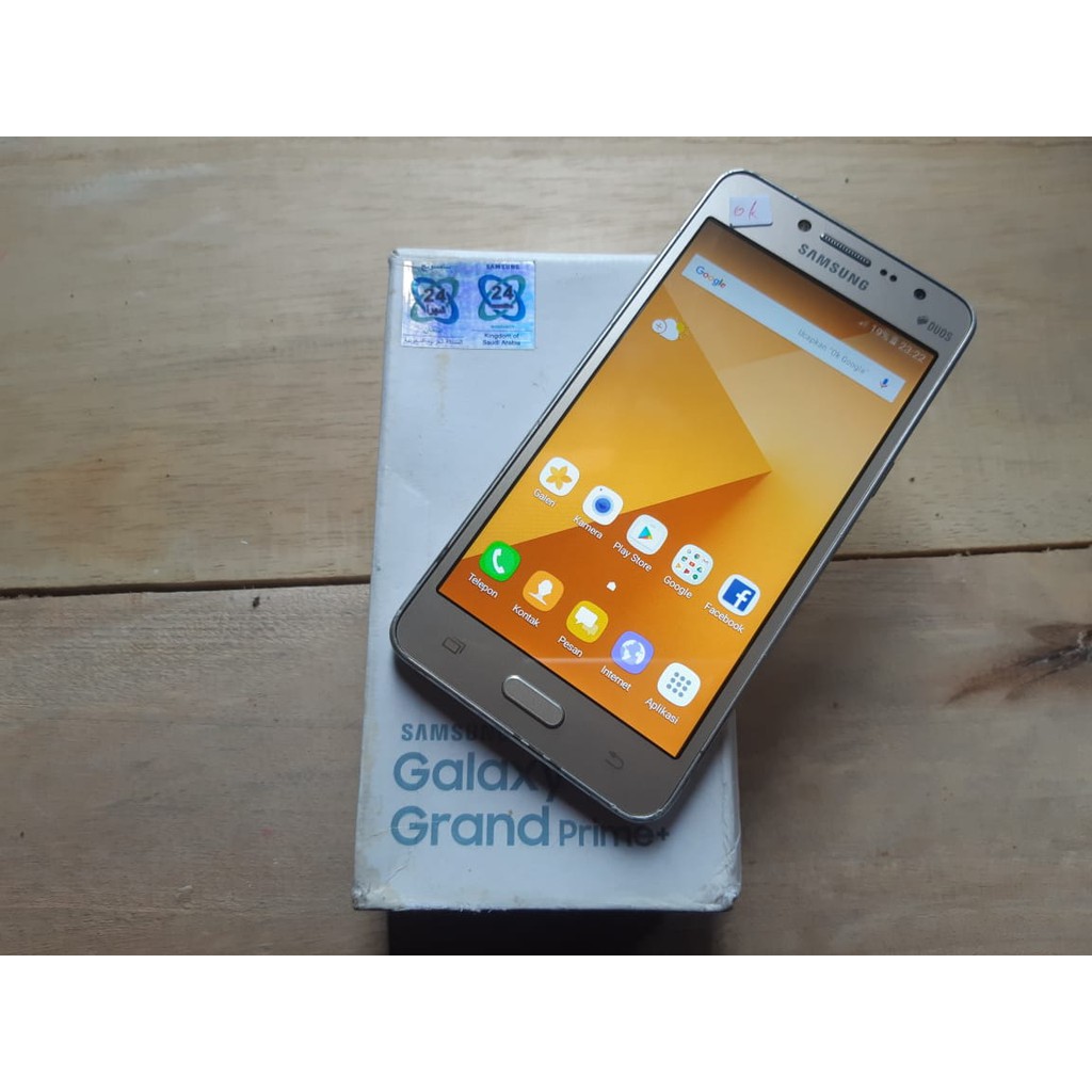 HANDPHONE HP SAMSUNG GRAND PRIME PLUS FULLSET NO HF SECOND SEKEN BEKAS