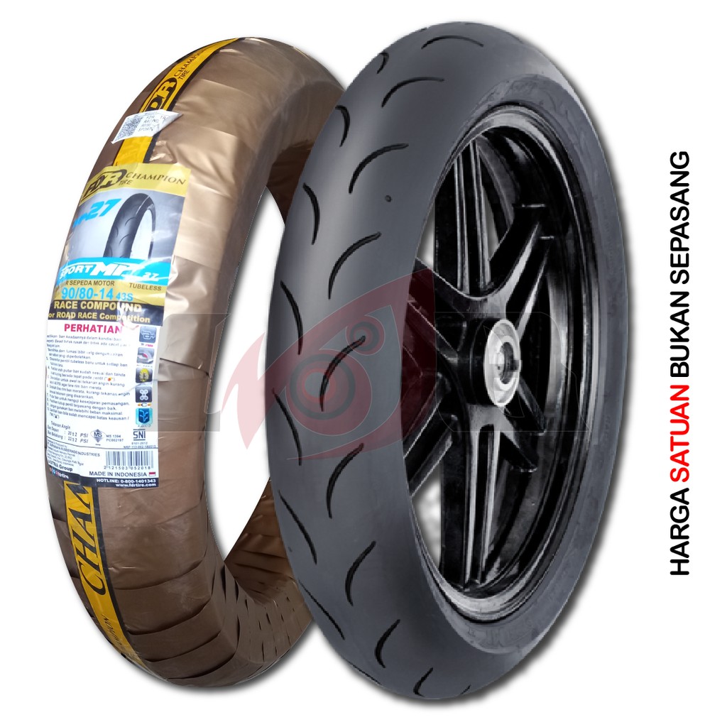 Jual Fdr 90/80-14 Mp27 Race Soft Compound Racing Ban Luar Motor Matic Balap | Shopee Indonesia