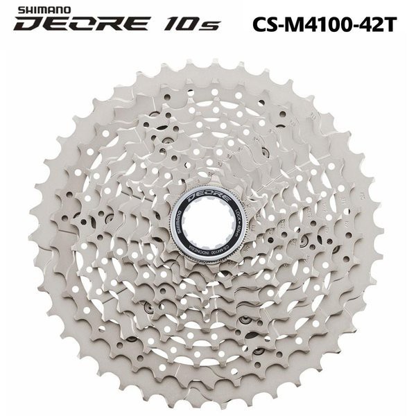 Jual Cassette Sprocket Sproket Cs M4100 Deore 10Speed 11 - 42 T Shimano | Shopee Indonesia