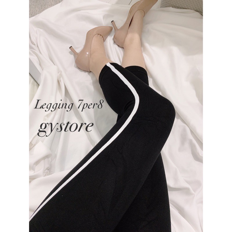 Celana Legging 7per8 List Kecil | Shopee Indonesia