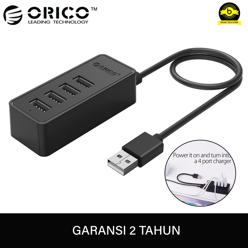 Jual USB HUB 4 Port ORICO Desktop HUB USB 2.0 1 meter Cable Length
