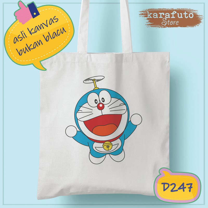 D247 Tas Tote Bag Totebag Kanvas Canvas Custom Anime
