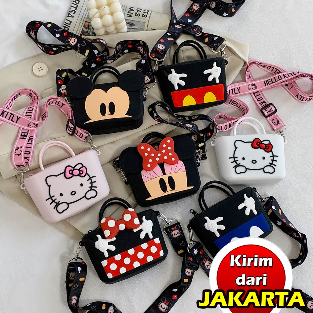 Tas Anak Jelly Rubber Kotak Karakter Shopee Indonesia