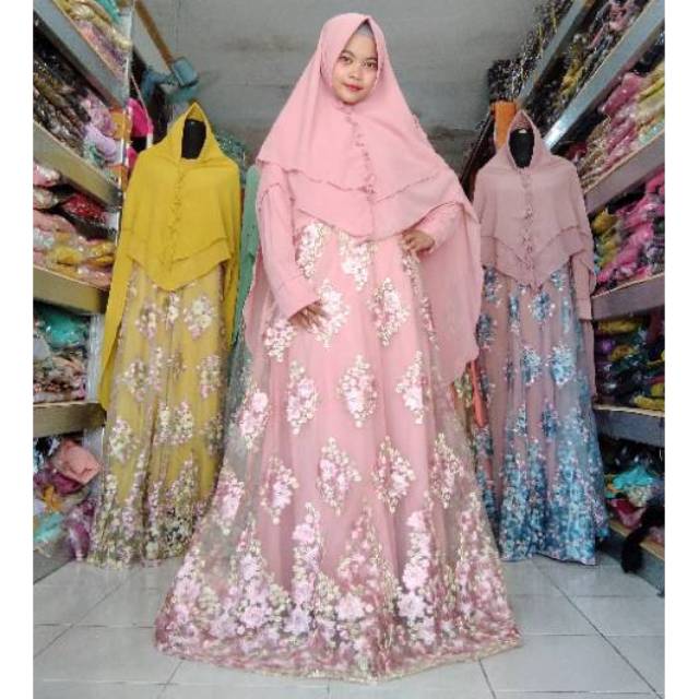 Gamis Brokat Jumbo Di Shopee Model Baju Muslim