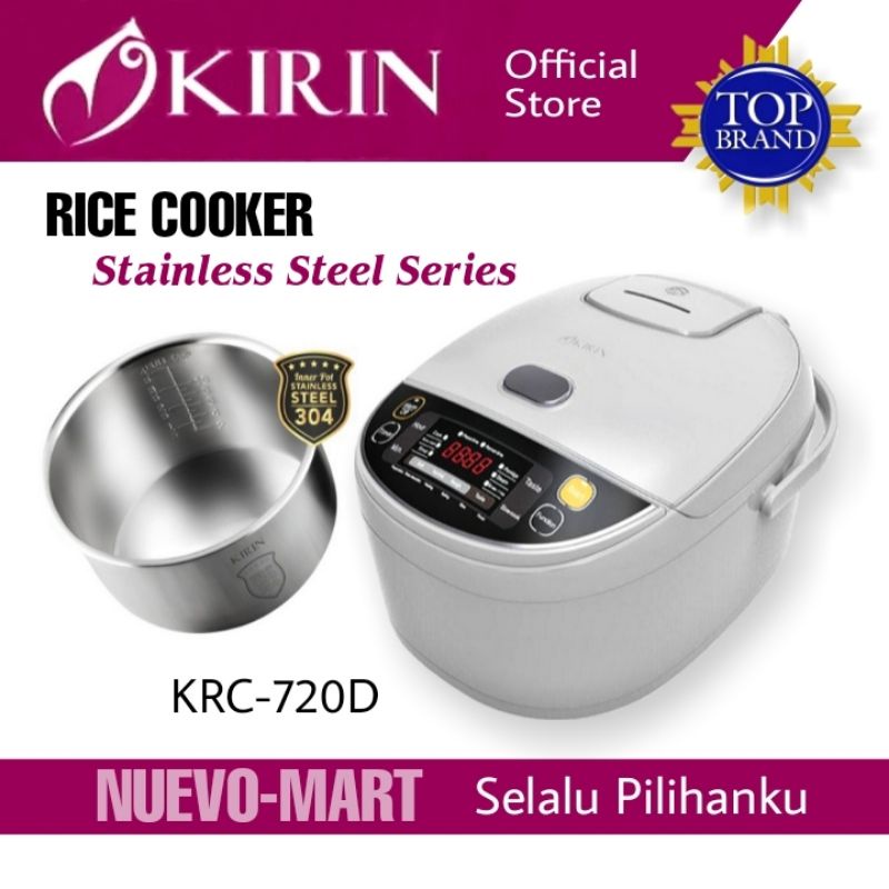 Jual KIRIN Digital Rice Cooker 2 Liter KRC 720D / KRC 720 D / KRC720D