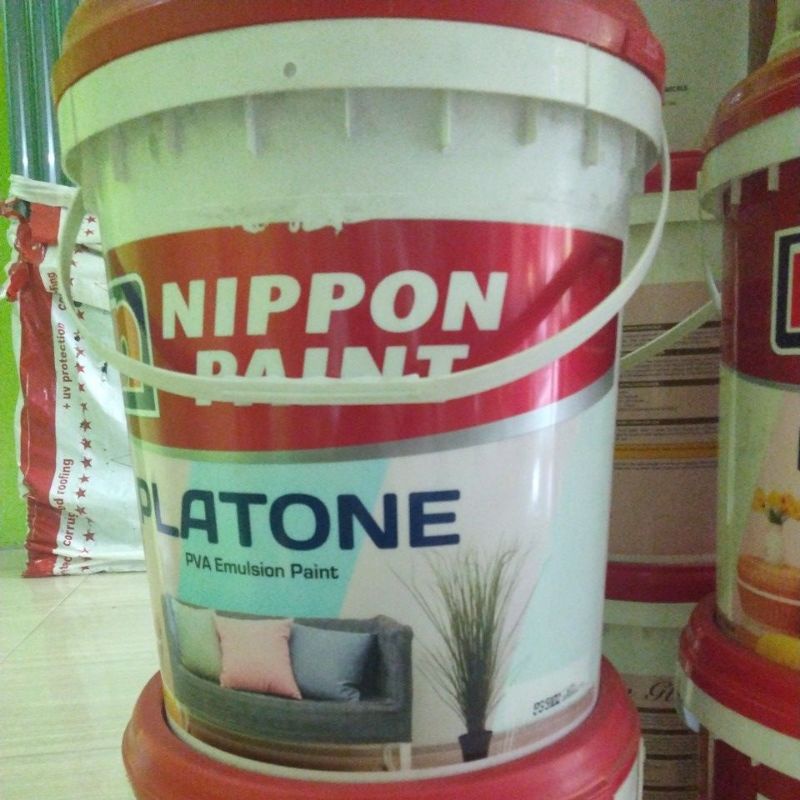Jual Cat Tembok Nippon Paint Platone PVA 20 kg Shopee Indonesia