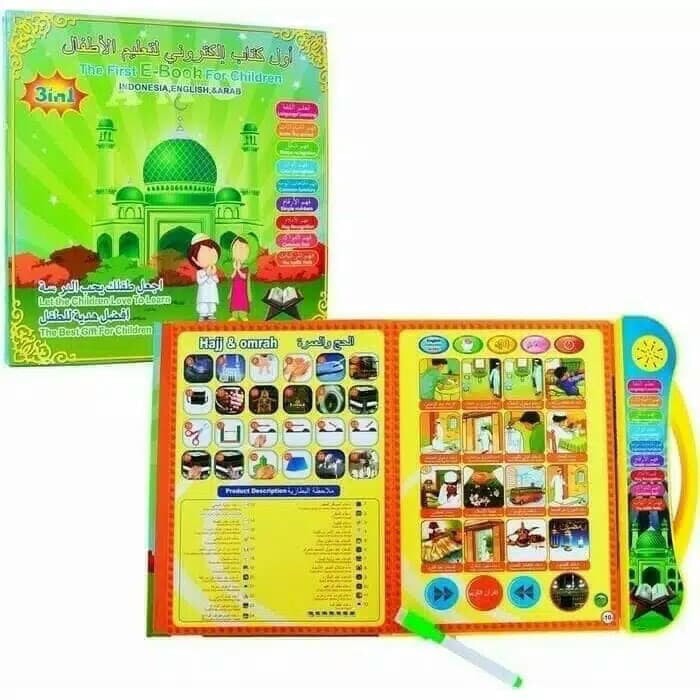 Jual Buku Pintar Ebook 4 Bahasa / E Book 4 Bahasa / Mainan Anak Ebook Muslim Anak Smart Book E-Book | Shopee Indonesia