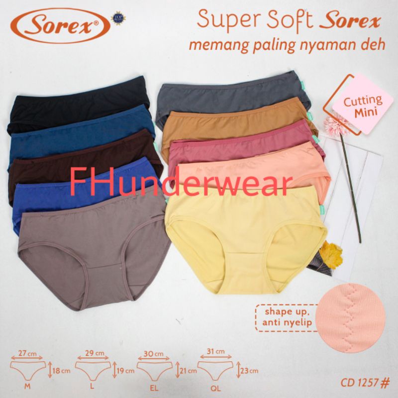 Grosir celana dalam wanita sorex Supersoft 1257 Shopee Indonesia