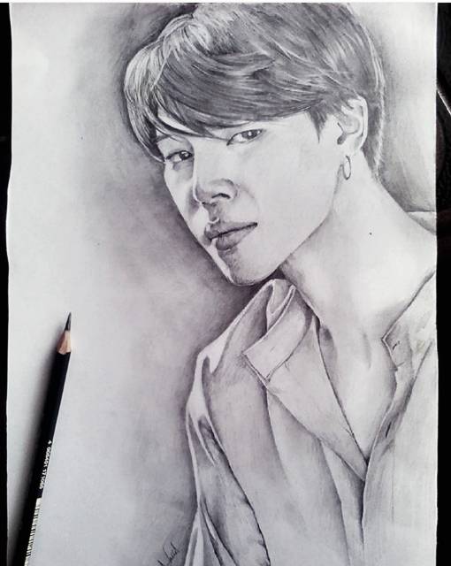 Bts Gambar Sketsa Wajah Mudah Ditiru Cute Images