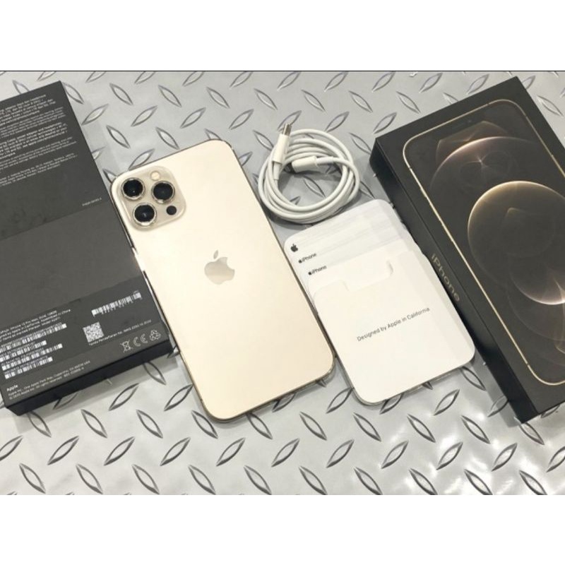 Jual Iphone 12 Pro Max 128Gb Gold Garansi Resmi Ibox Second | Shopee Indonesia