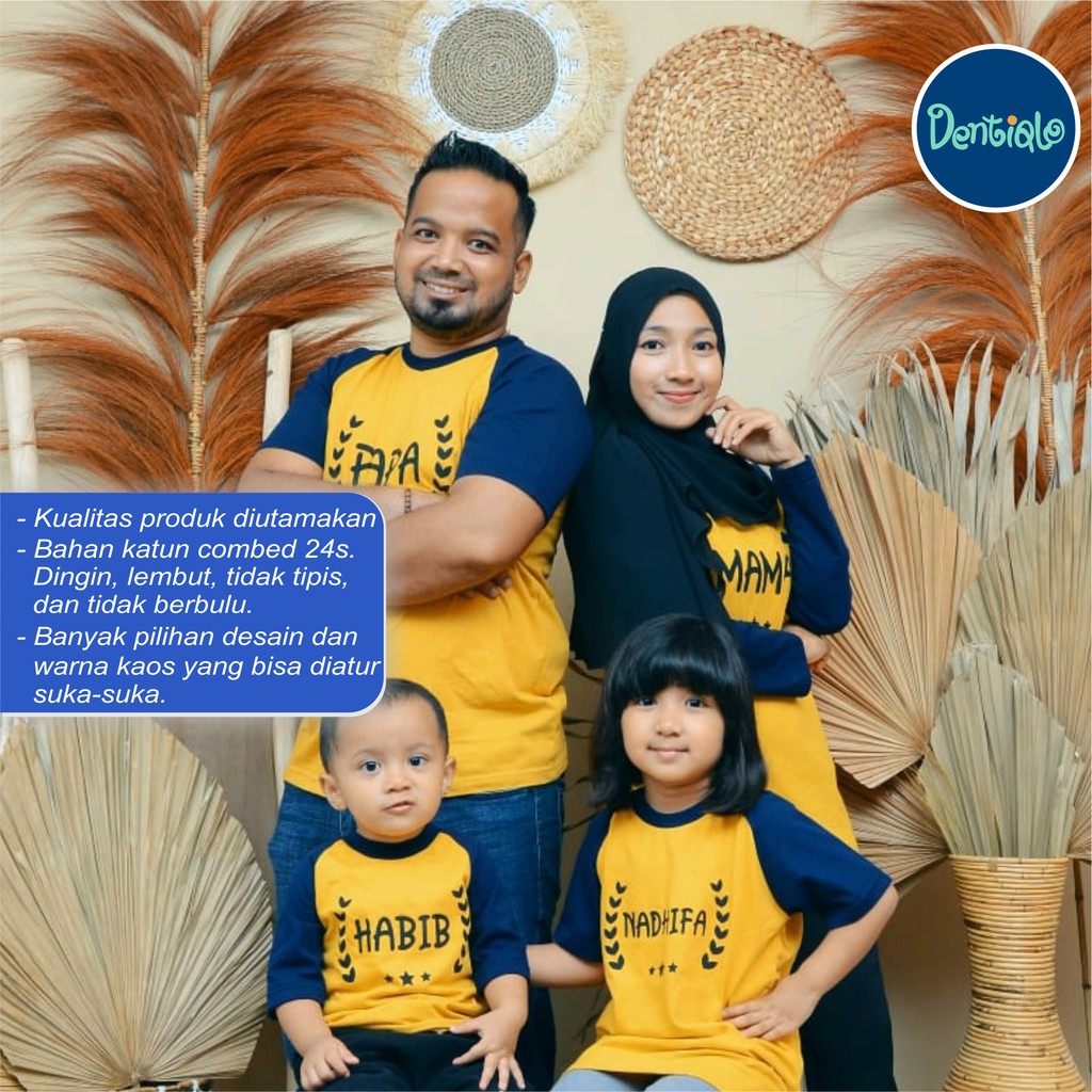 KAOS COUPLE KELUARGA GRATIS SABLON NAMA I KAOS COUPLE