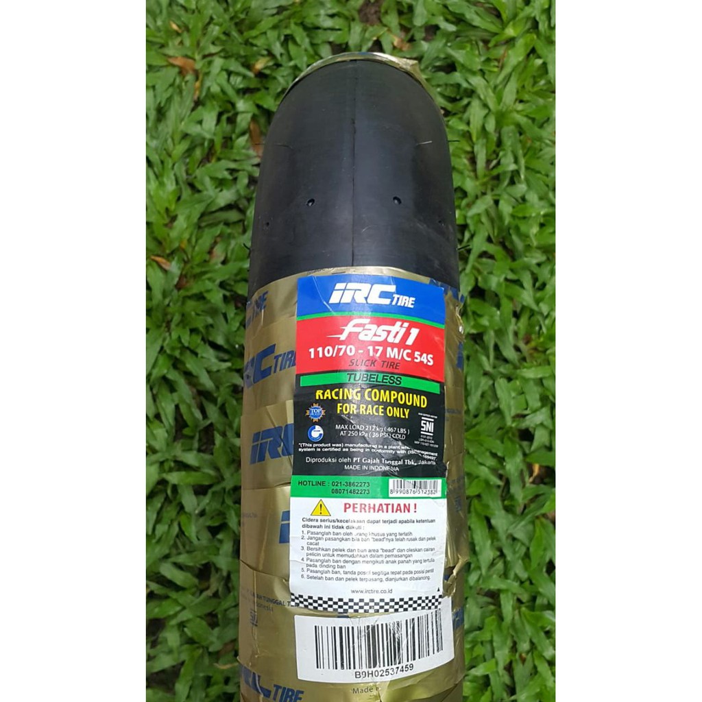 Jual Ban Luar Sepeda Motor Road Race Irc Fasti 1 Soft Compound 110 70 Ring 17 | Shopee Indonesia