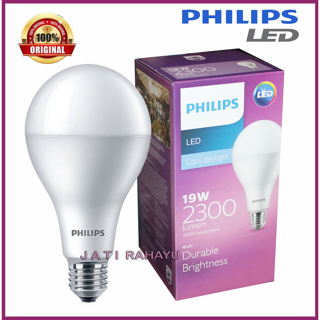 PHILIPS LAMPU LED BULB 19W 19 Watt PUTIH Shopee Indonesia